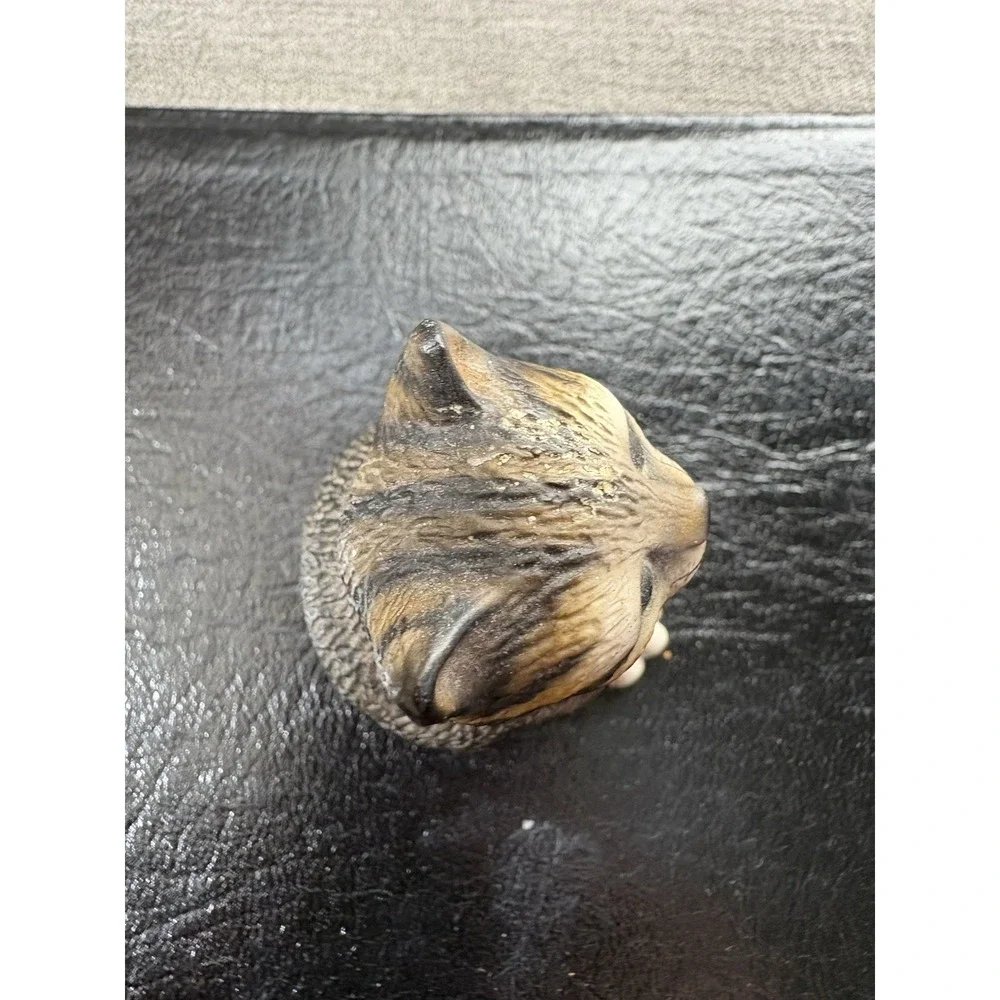 Vintage 1983 Harvey Knox Goebal Art Cat Figurine‎ Tabby Stripe 2.5